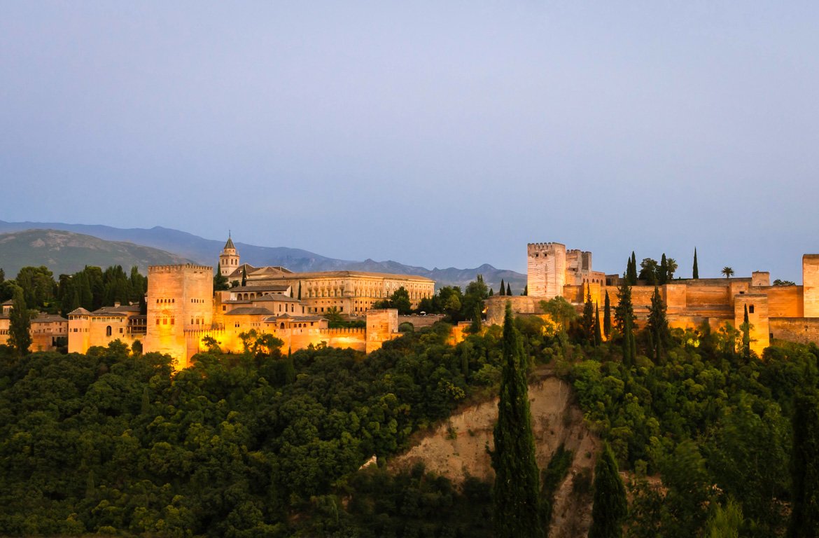 Alhambra, no município de Granada, Espanha