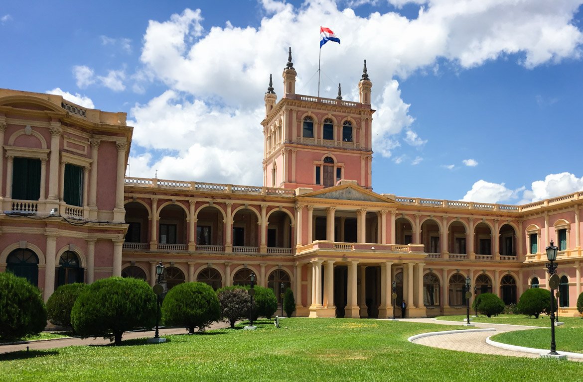 Palácio presidencial, Assunção, Paraguai