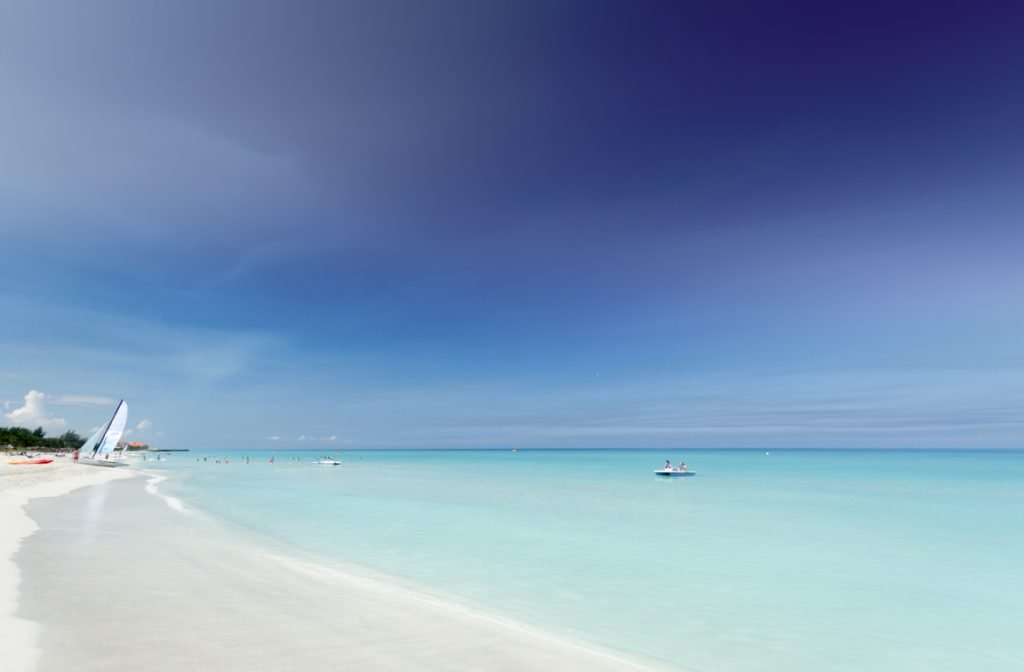 Praia de Varadero em Cuba