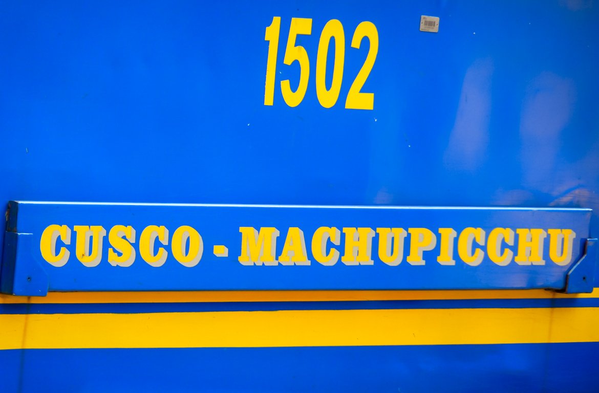 Comboio de Cusco para Machu Picchu