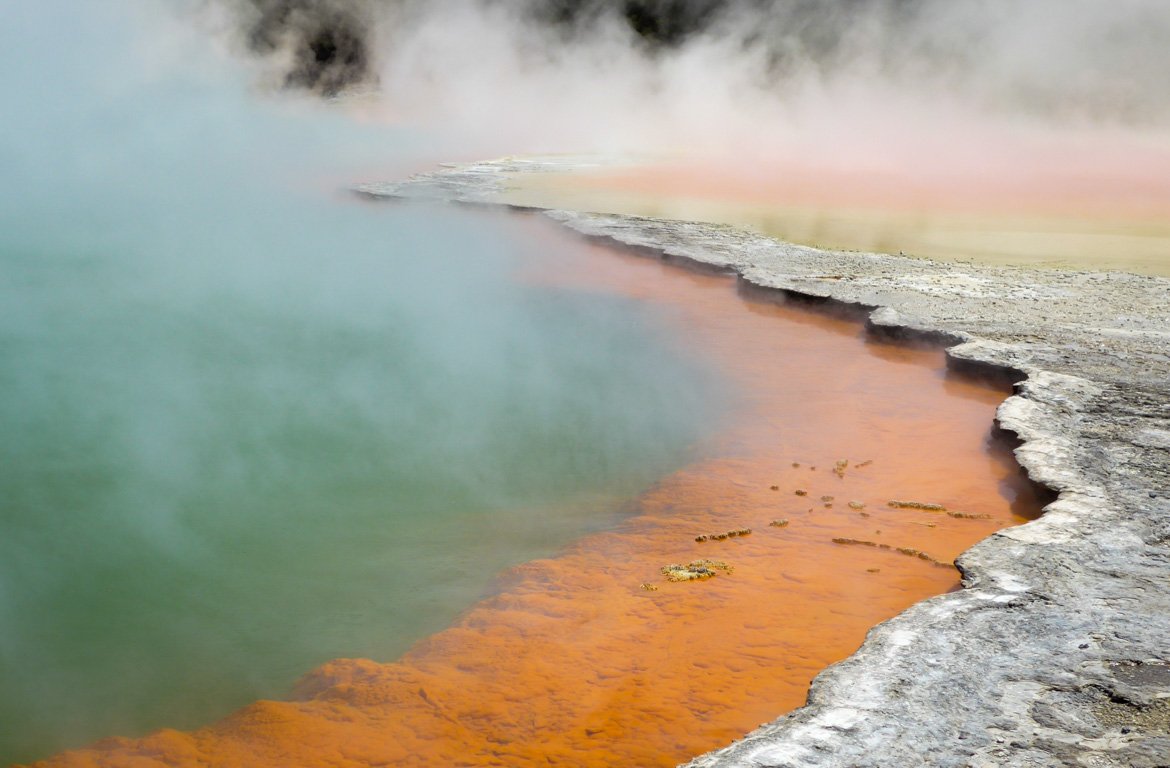 Wai-O-Tapu, em Rotorua, Nova Zelândia