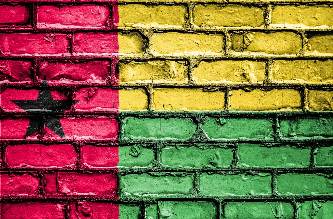 Bandeira da Guiné-Bissau.