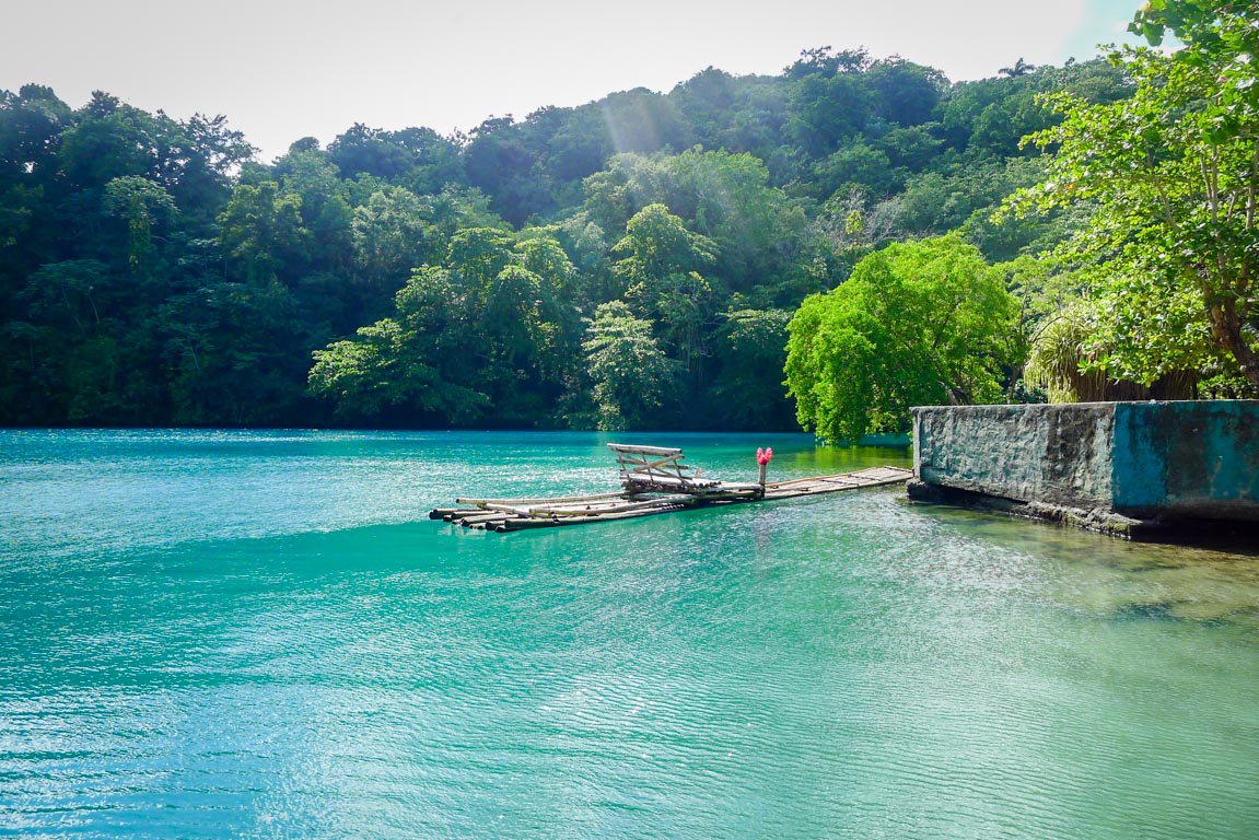 Blue Lagoon, Lagoa Azul, na Jamaica