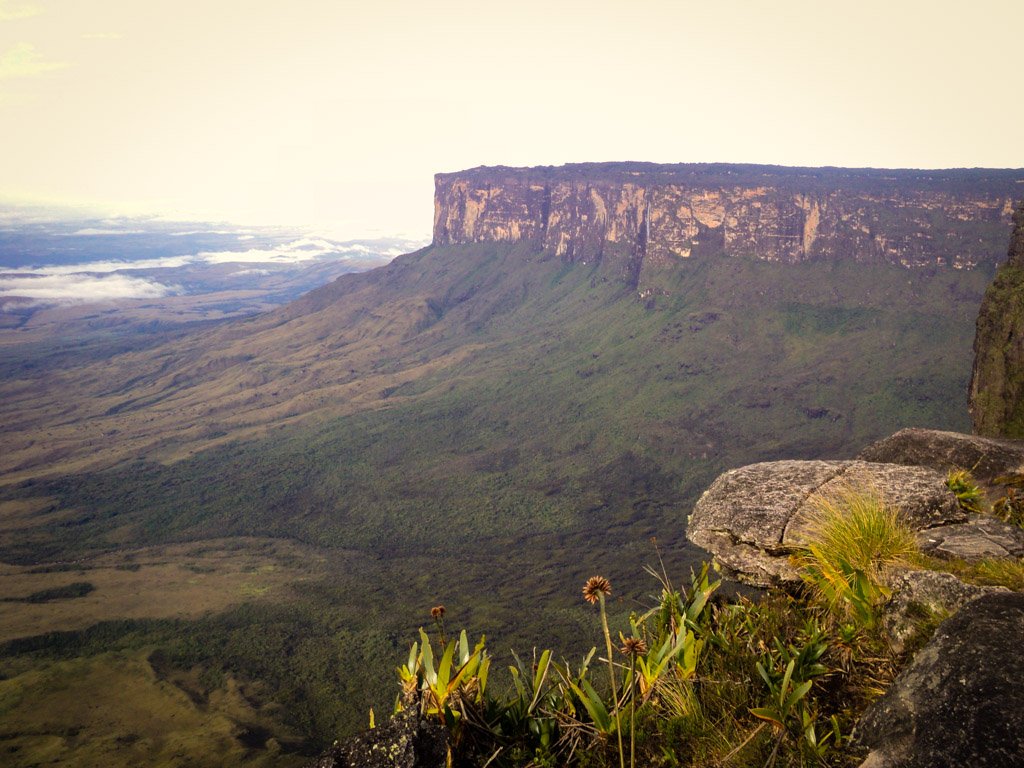 Monte Roraima, na fronteira entre Brasil, Venezuela e Guiana