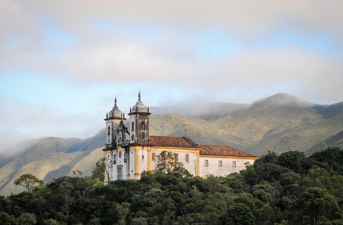 Igreja em Ouro Preto, Brasil