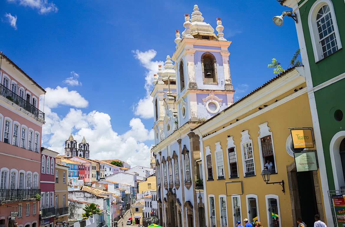 Pelourinho, em Salvador da Bahia, Brasil