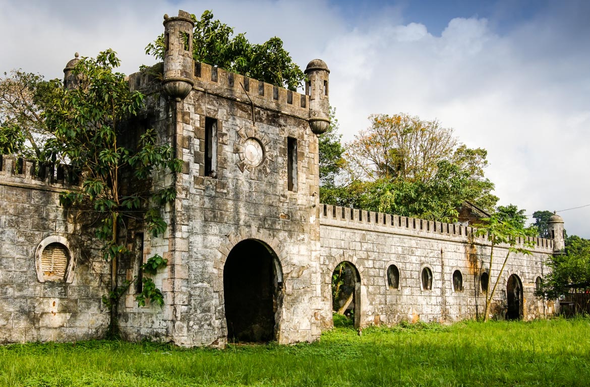 Antiga plantação, em São Tomé e Príncipe.