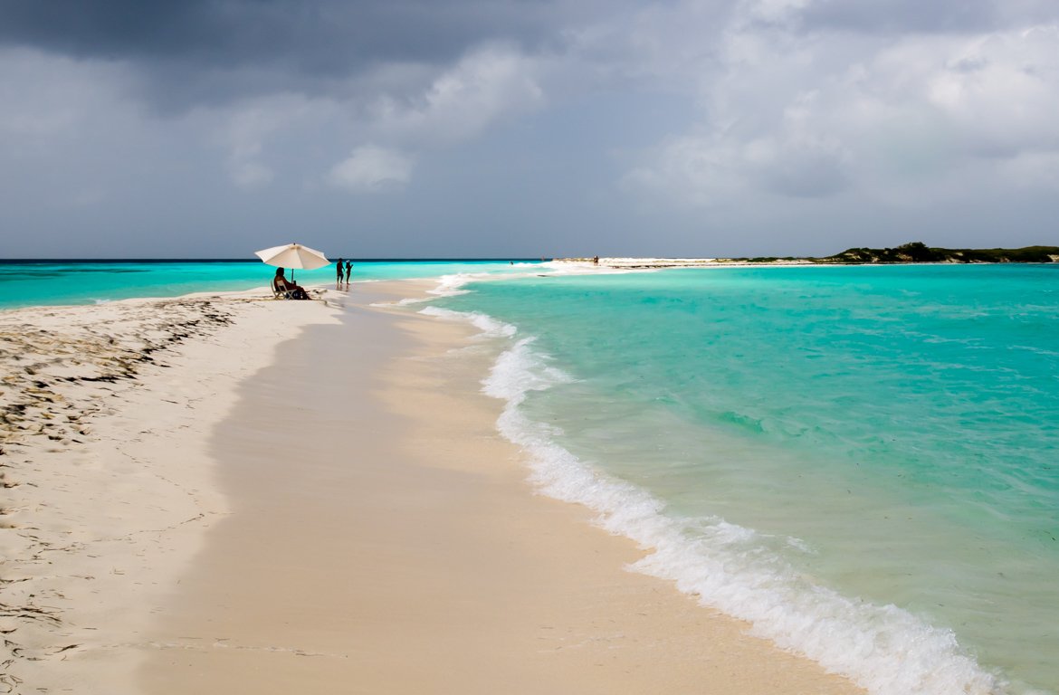 Praia arquipélago de Los Roques, na Venezuela