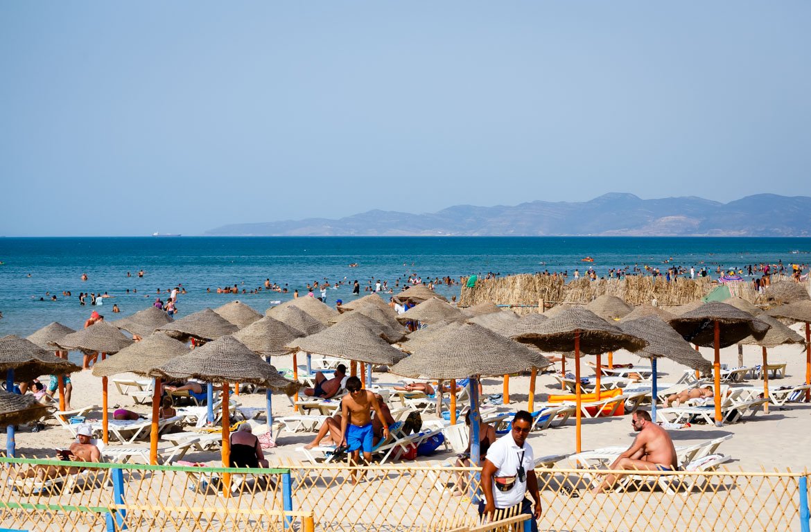 Resort de praia em Hammamet, na Tunísia