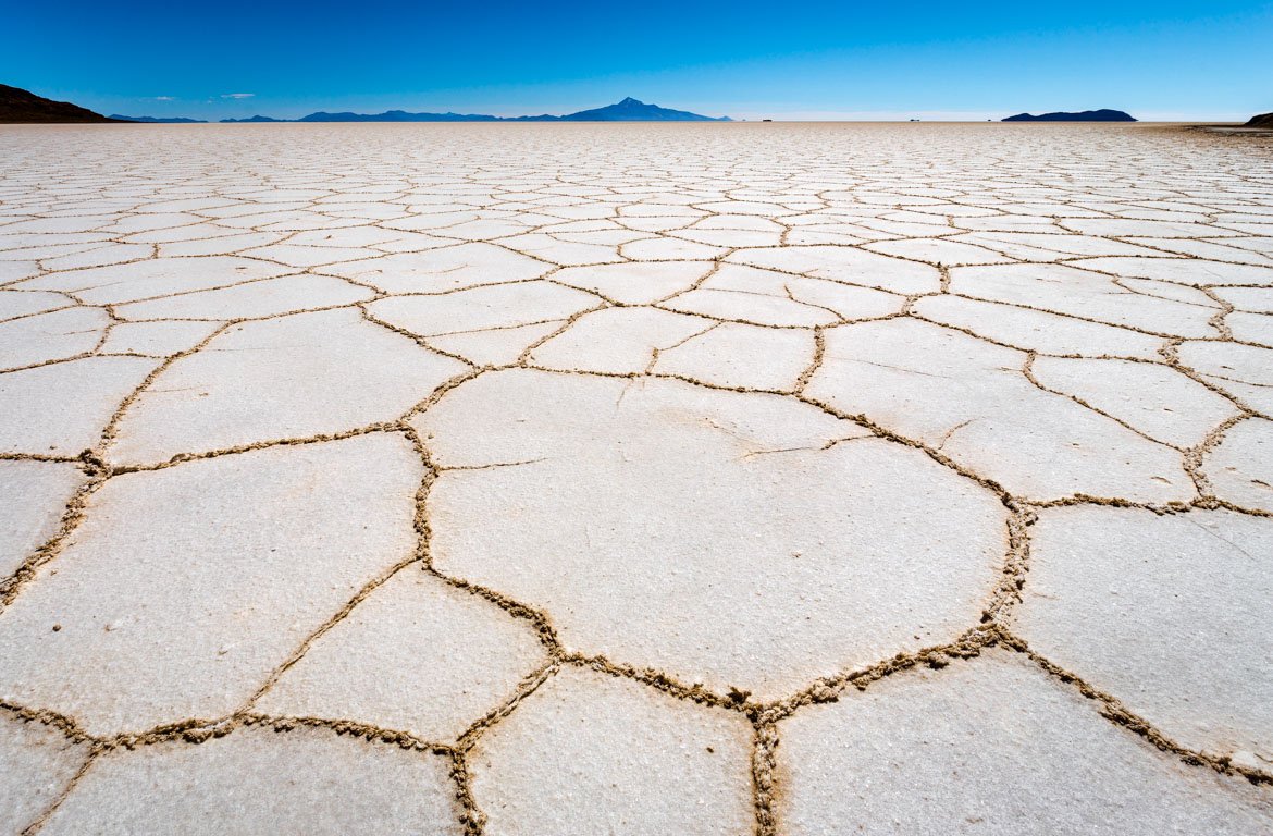 Salar de Uyuni, na Bolívia