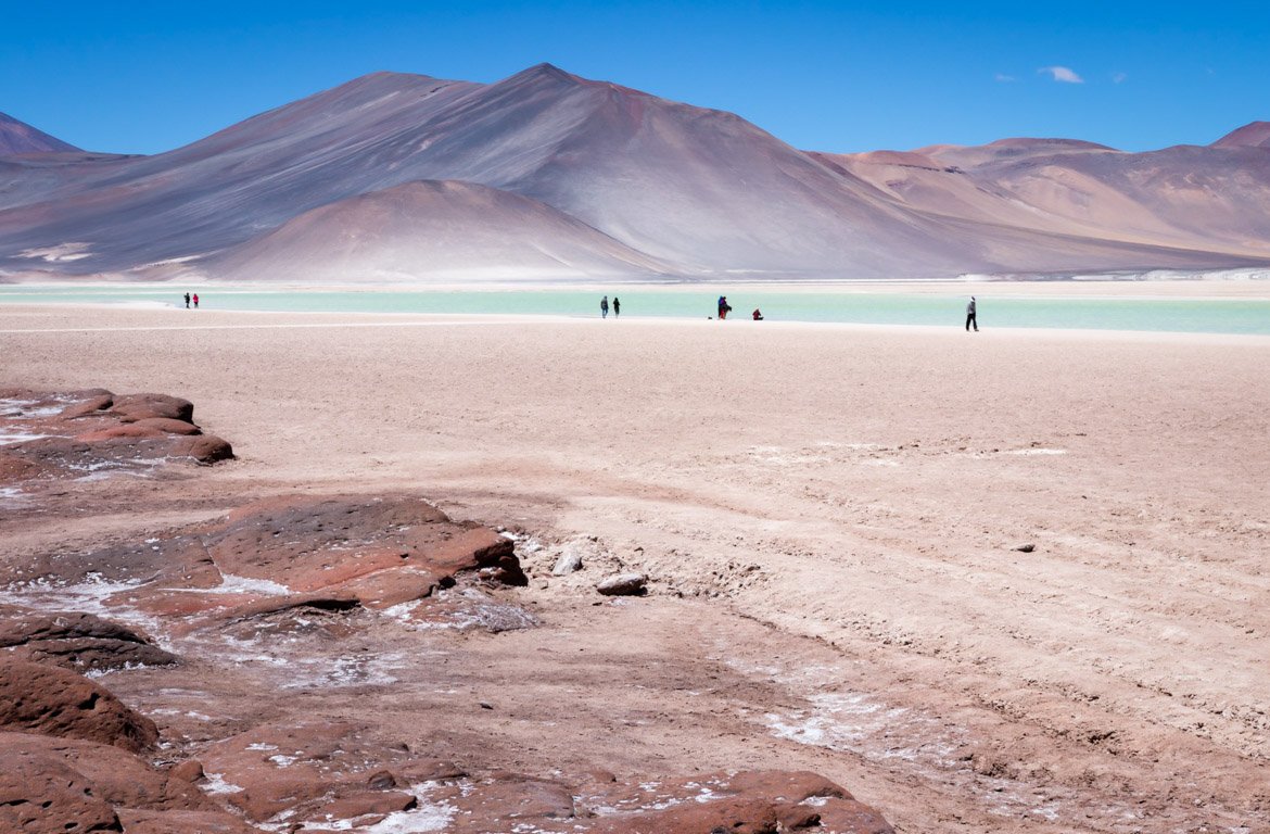 Laguna Colorada, Deserto do Atacama, no Chile