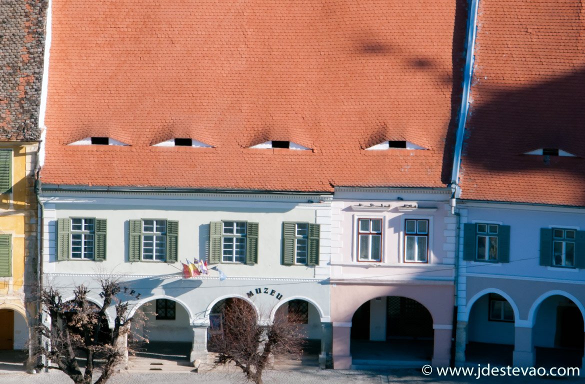 Telhados com olhos em Sibiu, Roménia