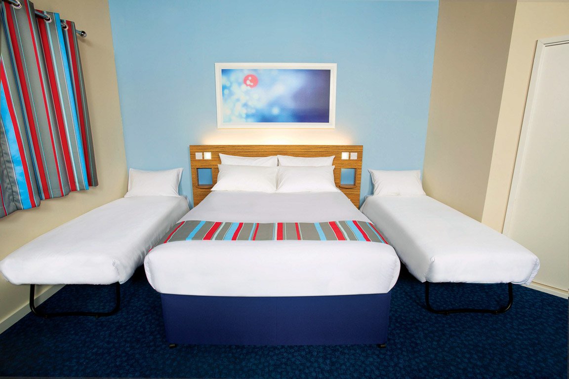 Interior do quarto do hotel Travelodge