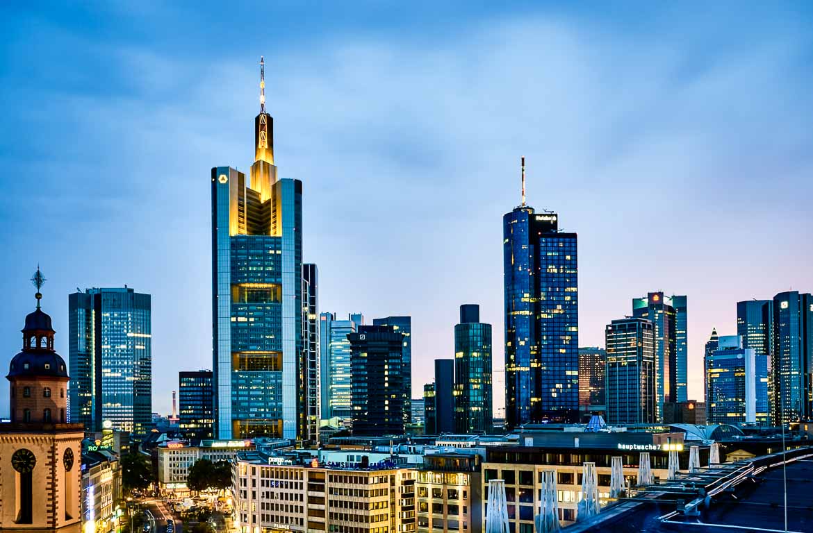 Arranha céus em Frankfurt