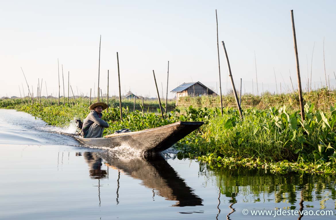 Lago Inle, no roteiro de viagem a Myanmar