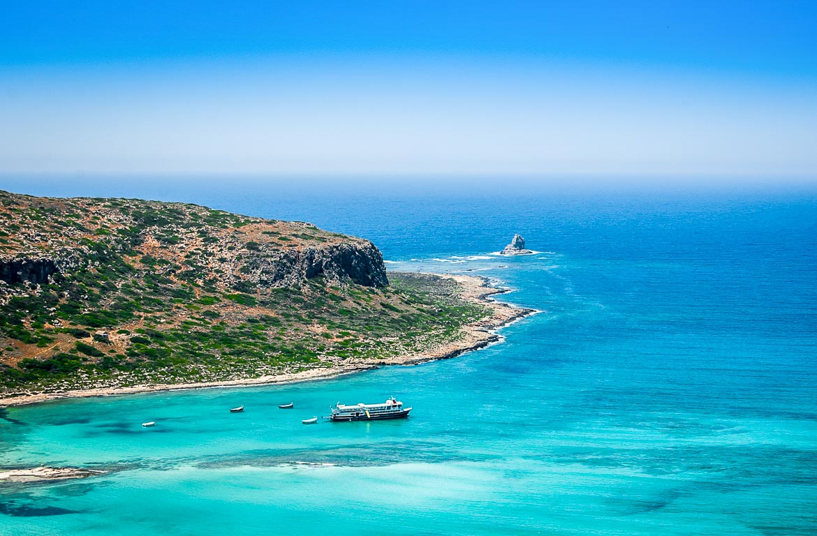 Praia em Creta, Grécia