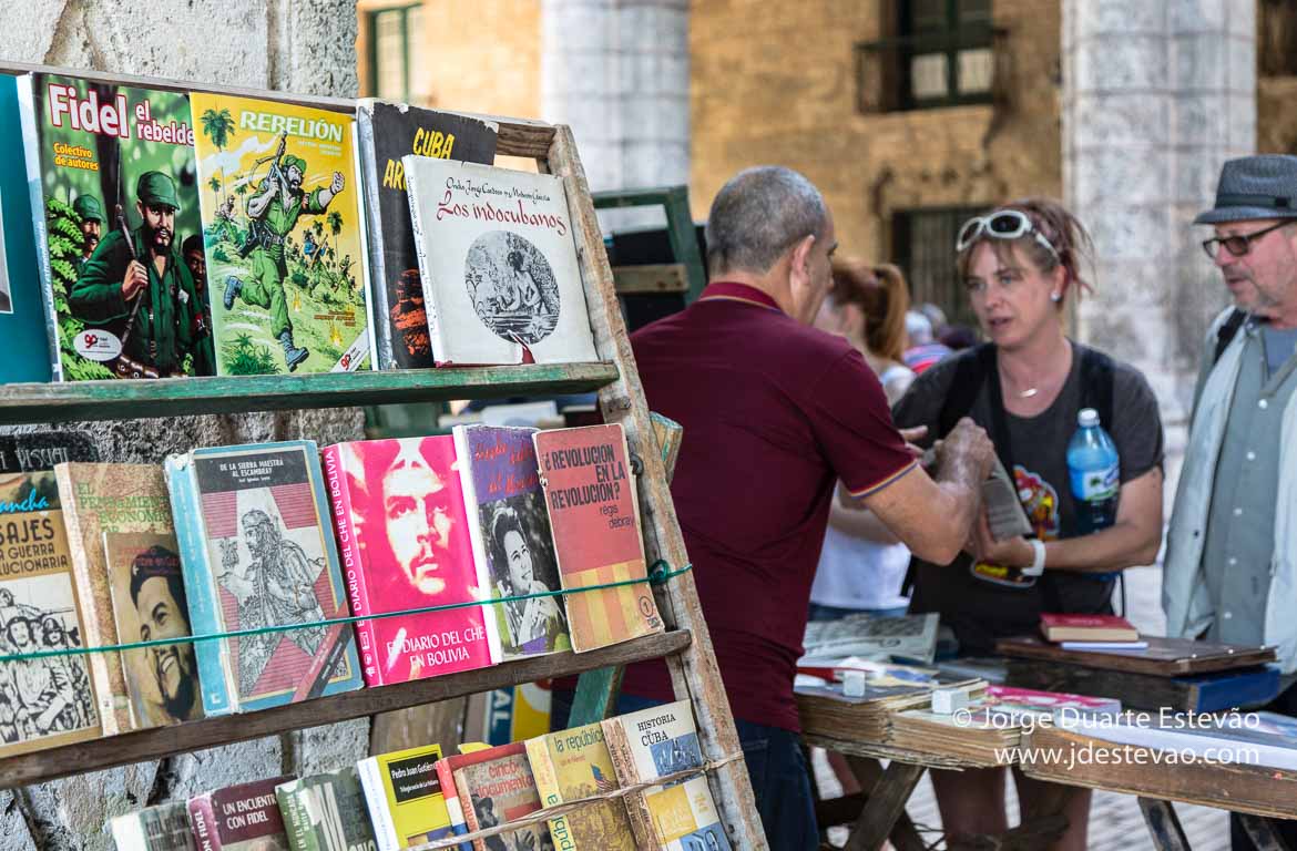 Mercado de livros, Havana, Cuba