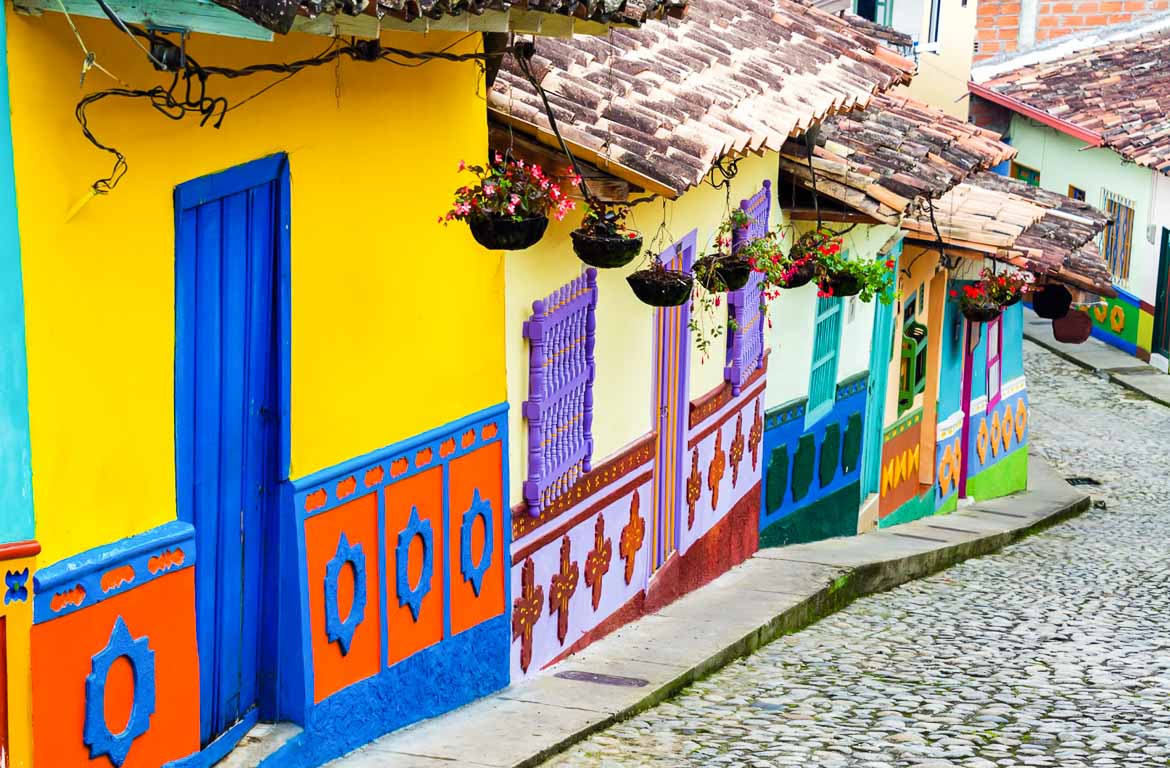 Casas tradicionais em Bogotá