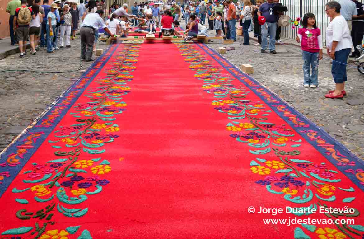 Tapetes em Antigua Guatemala