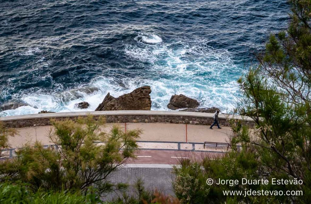Paseo Nuevo em San Sebastián.