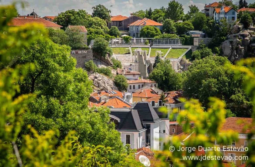 Image aérea de Plovdiv