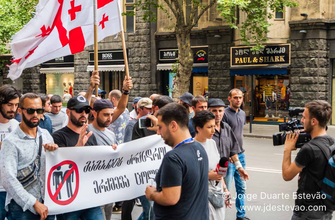 Anti LGBT Tbilisi, Geórgia