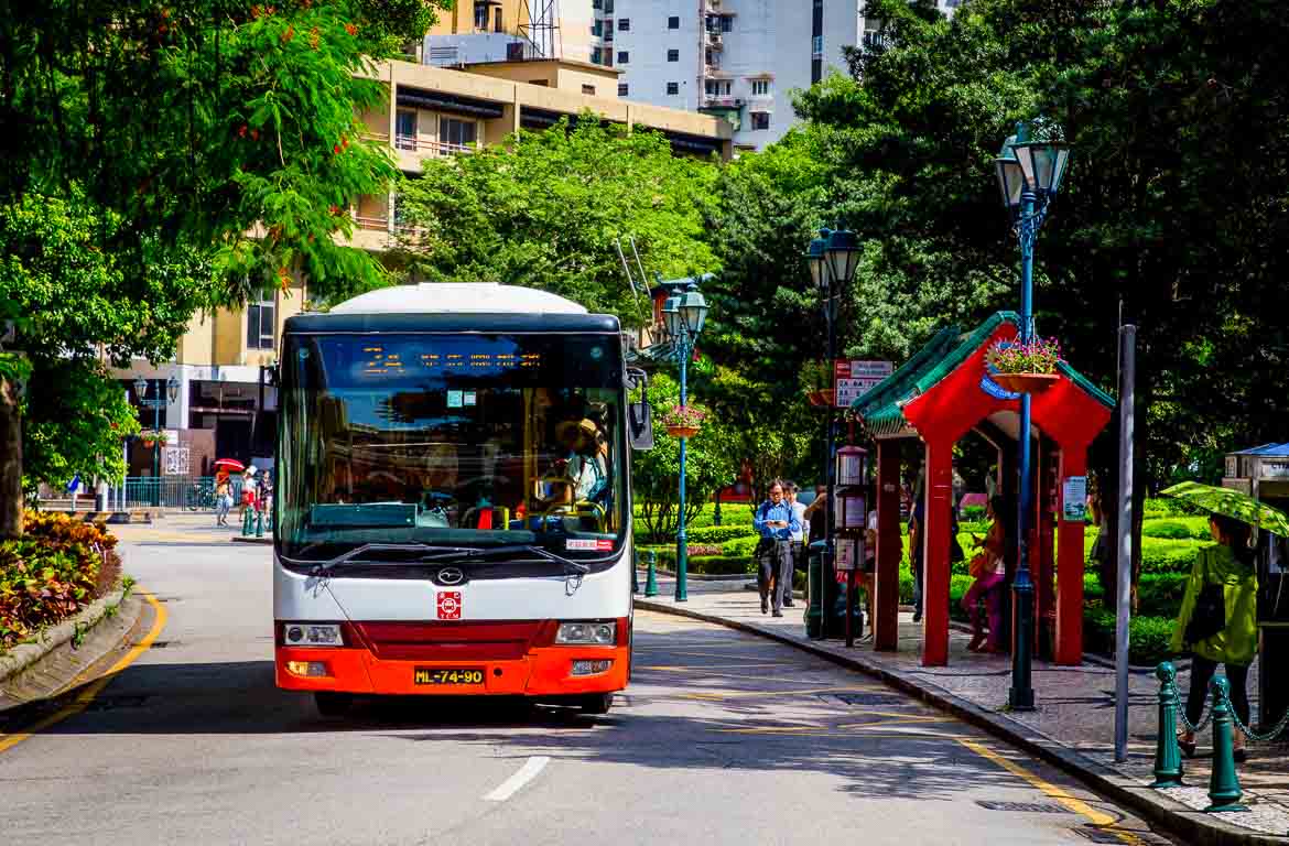 Autocarros em Macau