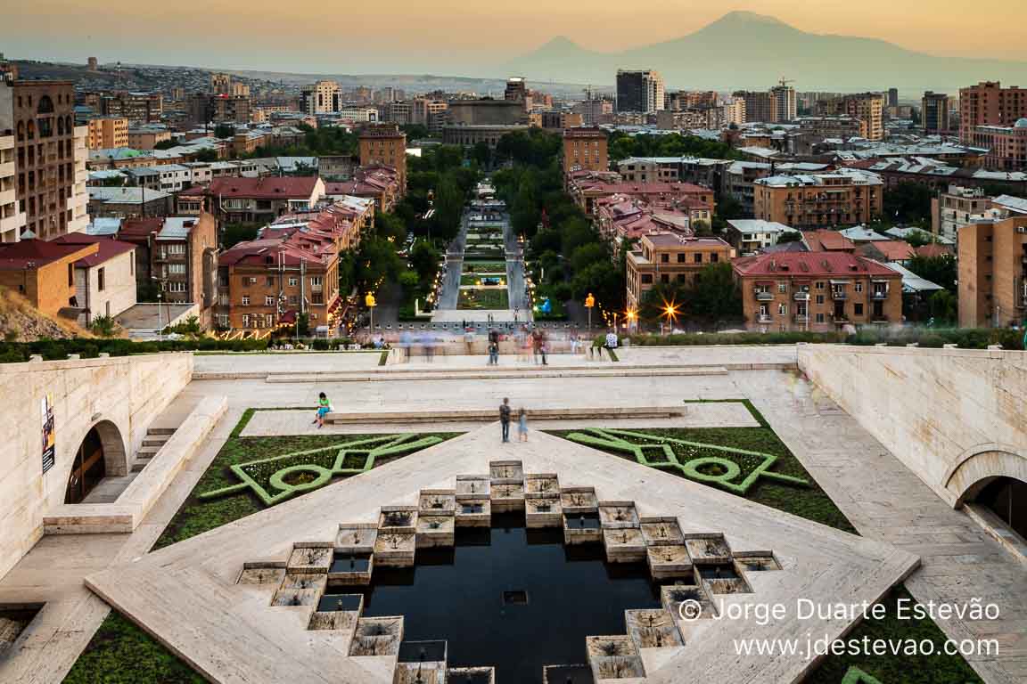 Complexo Cascade em Yerevan, Arménia