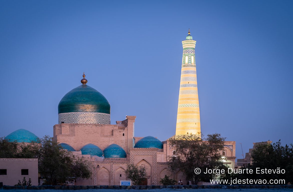 Minarete de Islam Khoja, Khiva, Uzbequistão