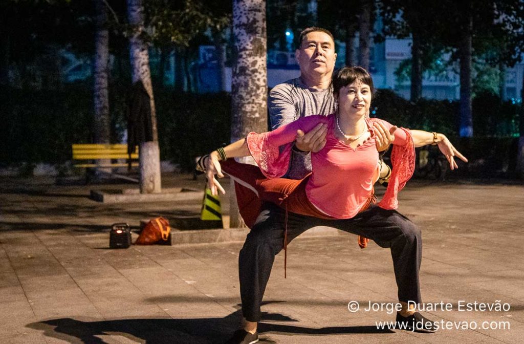 Danças no parque em Pequim China
