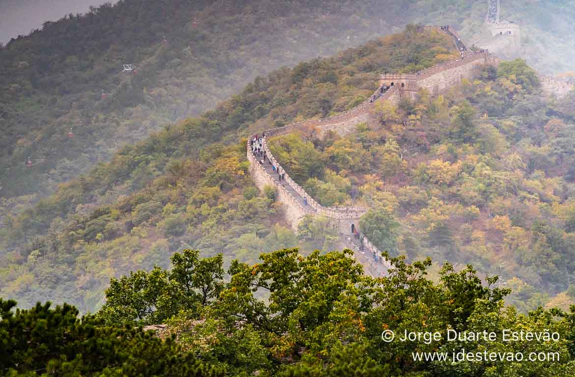 Muralha da China em Mutianyu Pequim