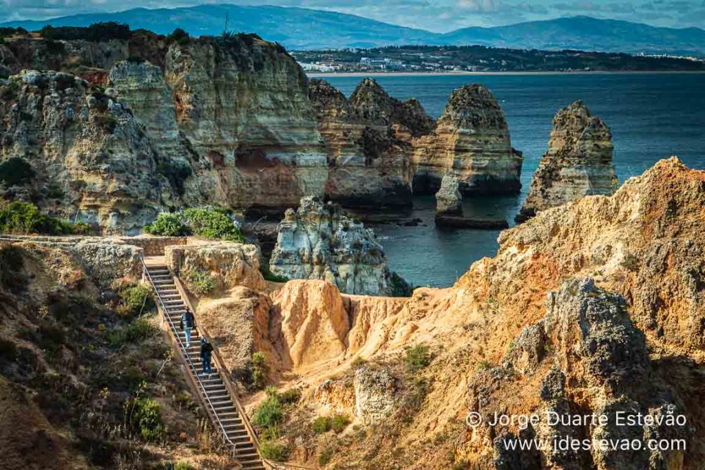 Escadas acesso Grutas da Ponta da Piedade, Lagos