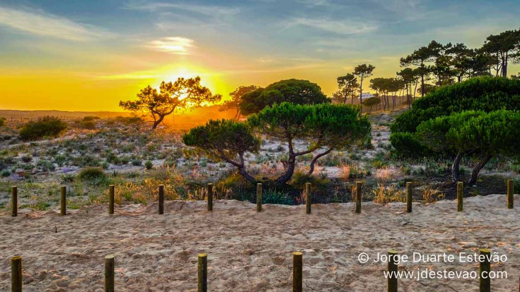 Pôr-do-sol na Praia do Ancão, Loulé