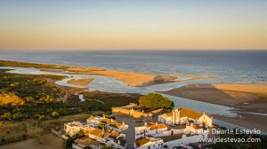 Vista aérea de Cacela Velha, Algarve