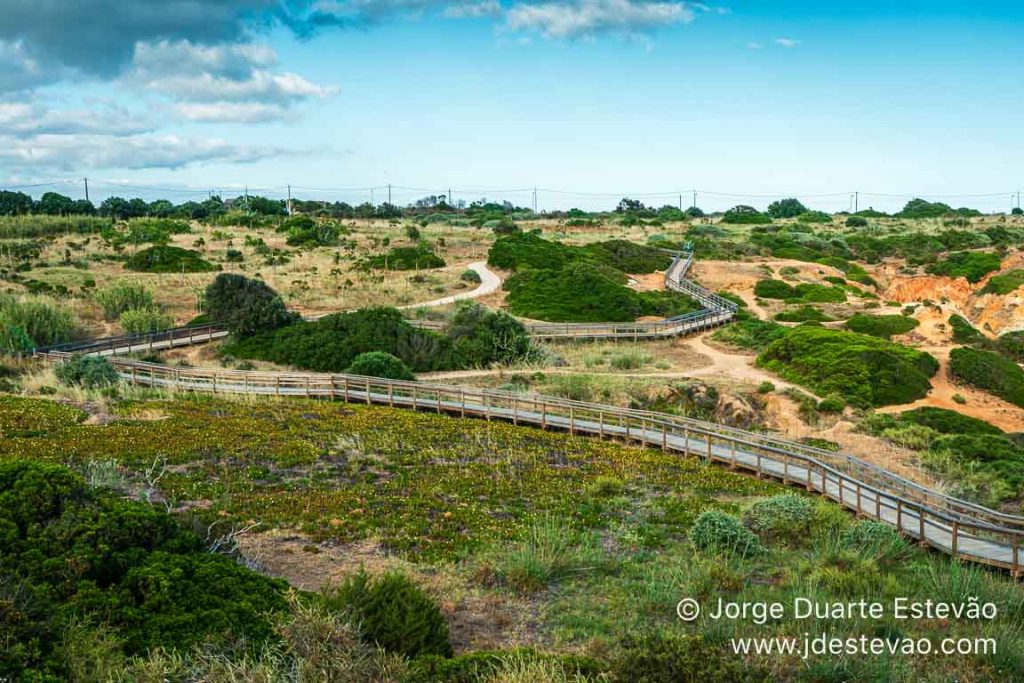 Vista panorâmica dos Passadiços da Ponta da Piedade, Lagos