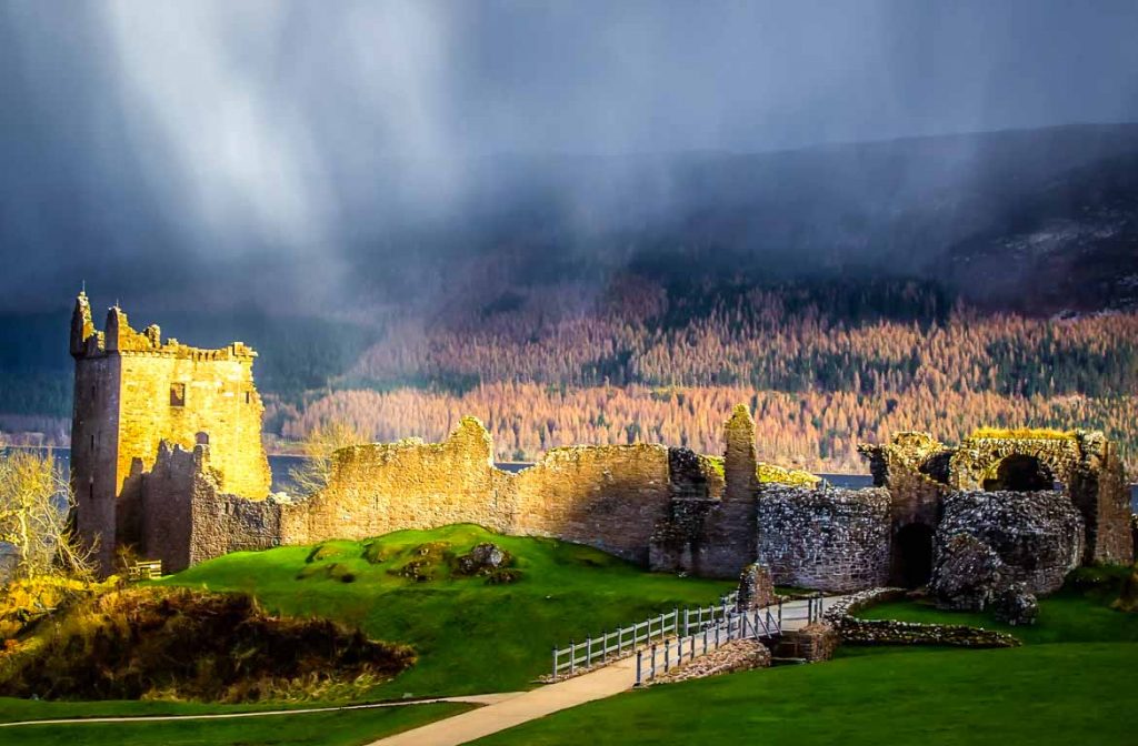 Castelo de Urquhart, Inverness, Terras Altas da Escócia