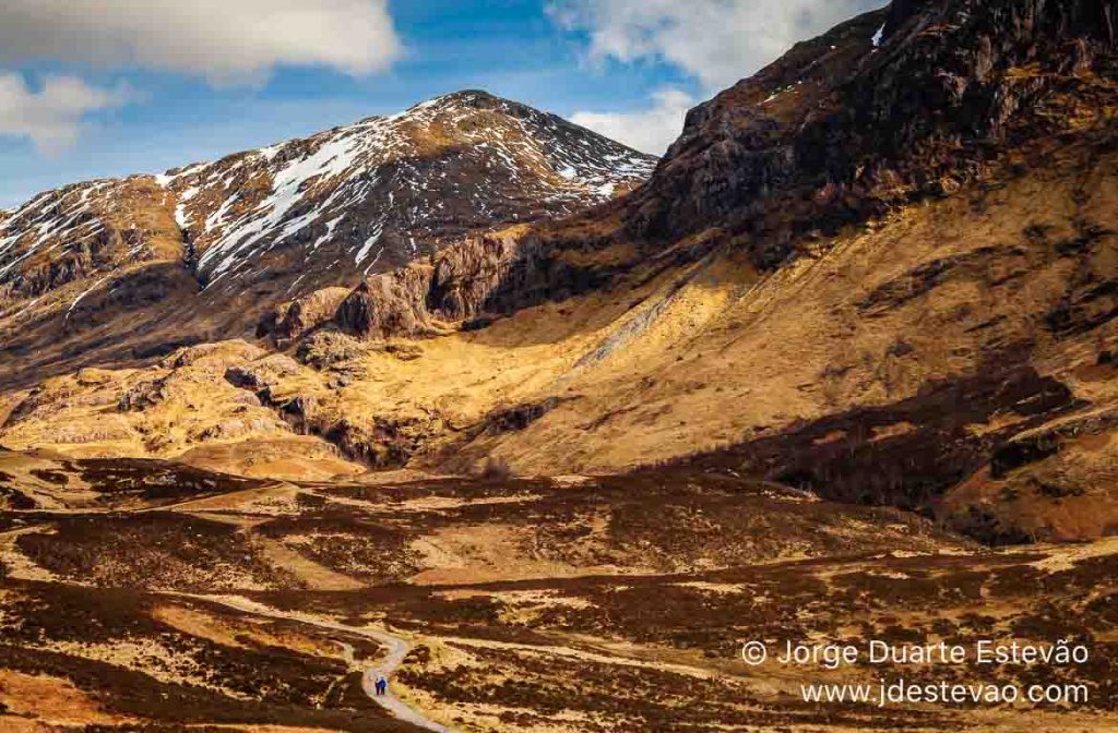 Montanhas, Loch Achtriochtan, Glencoe, Escócia