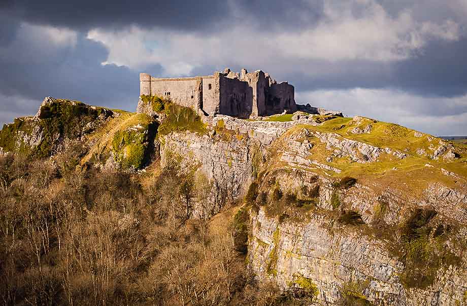 Carreg Cennen, Brecon Beacons, Gales