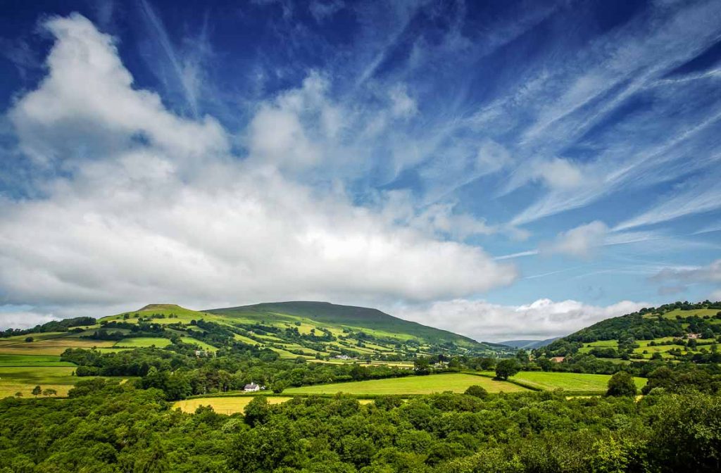 Sugar-Loaf, Brecon Beacons, Gales