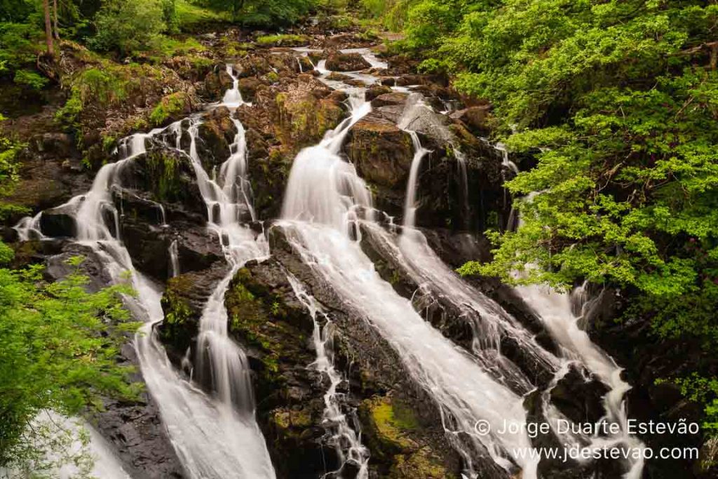 Swallow Falls, Snowdonia, Gales