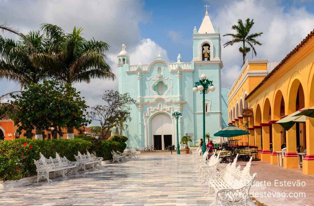 Casas coloridas de Tlacotalpan, México
