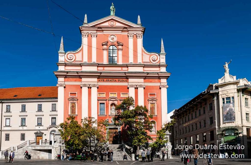 Igreja franciscana em Ljubljana