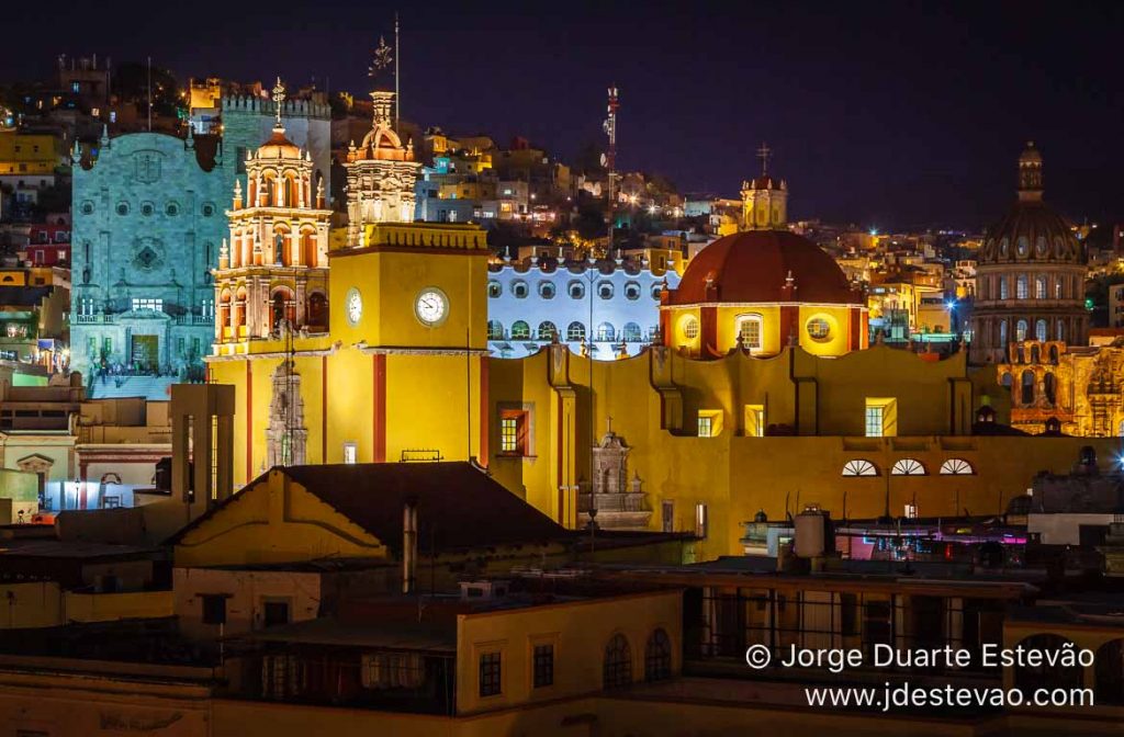 Noite e, Guanajuato, México