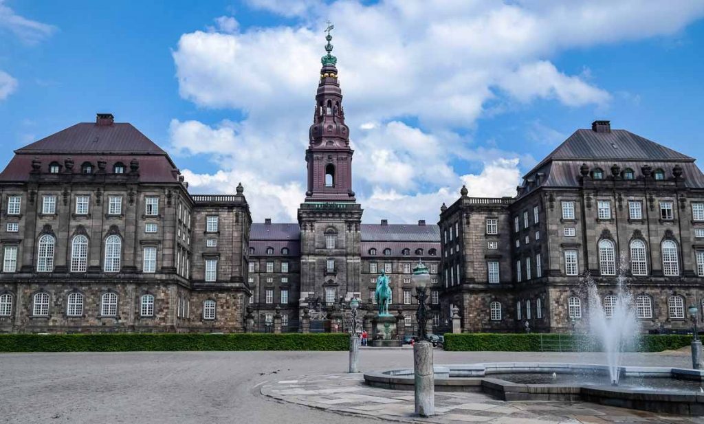 Palácio de Christiansborg em Copenhaga, Dinamarca