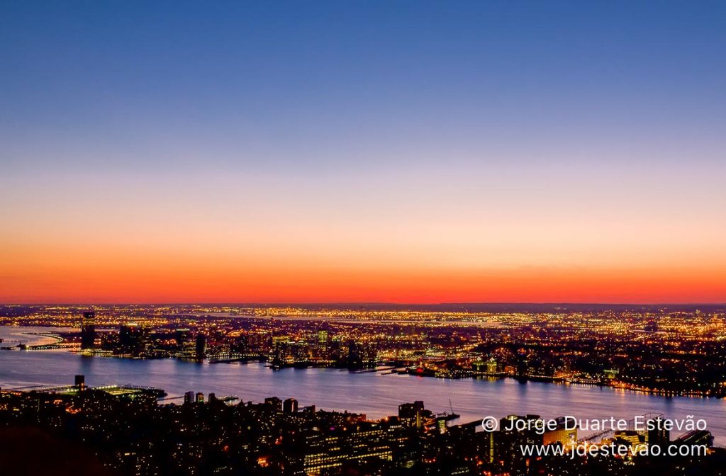 Vista aérea de Nova Iorque, Empire State Building, EUA